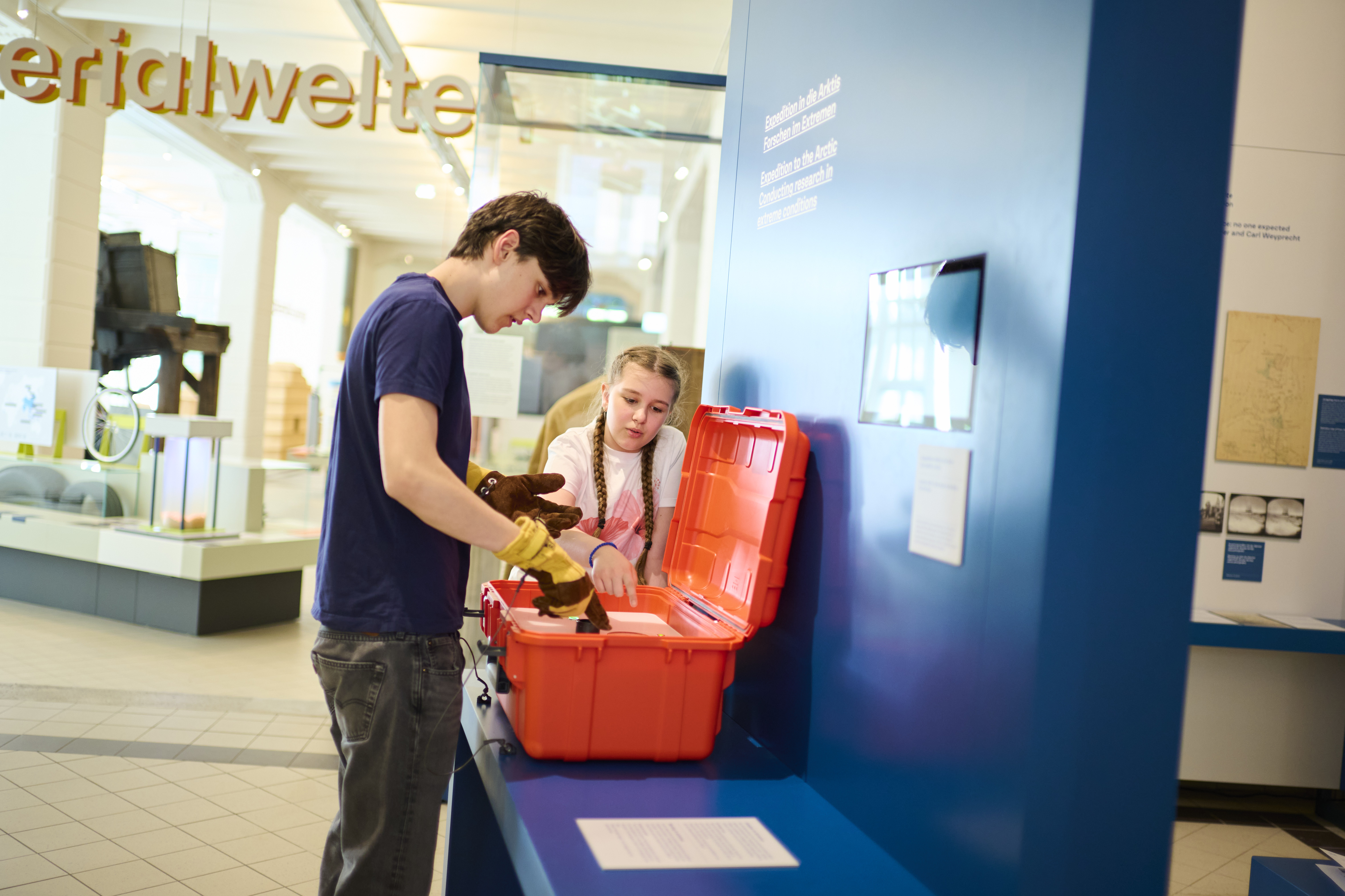 Polar Expedition interactive exhibit