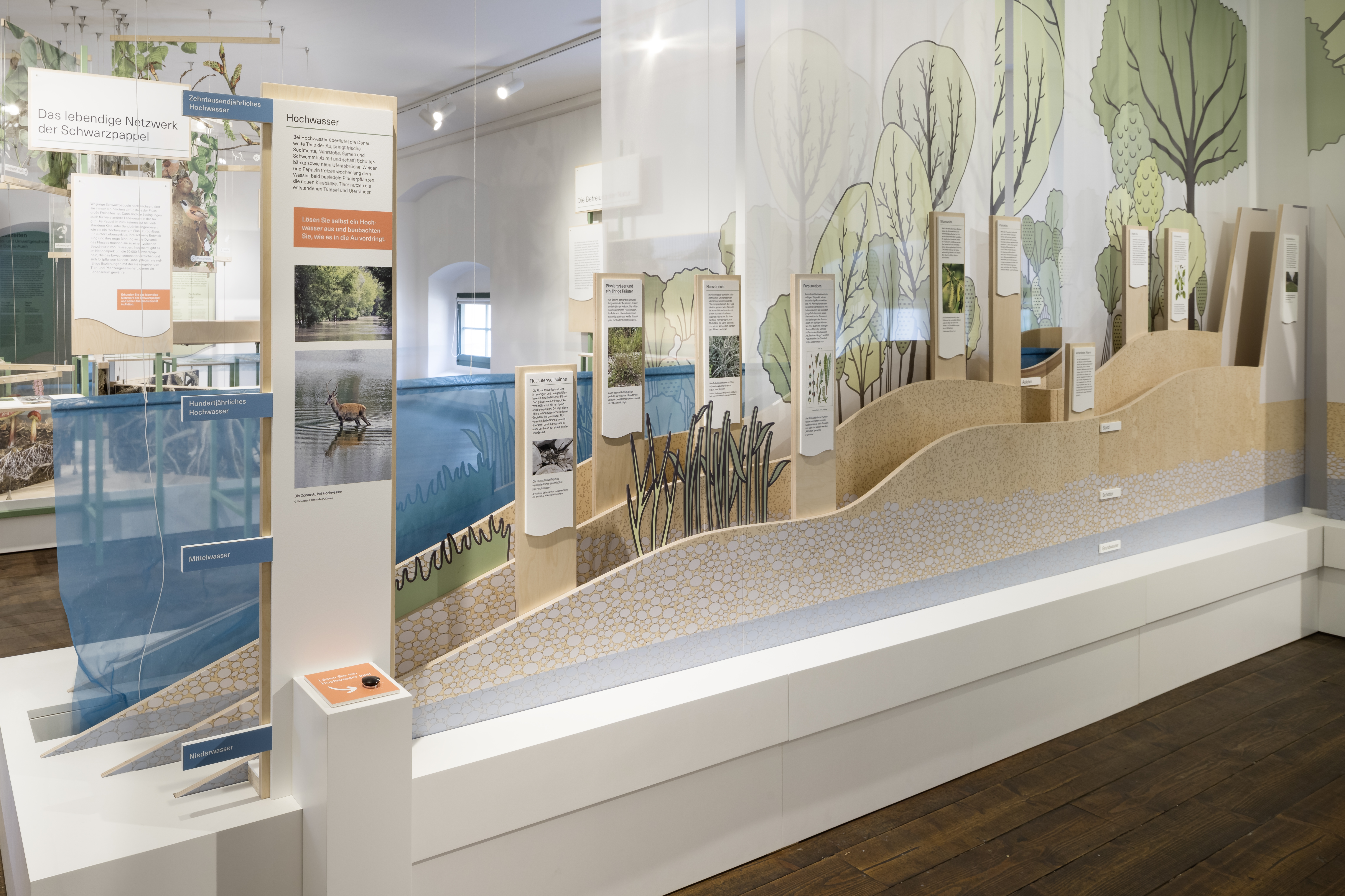 Im Fluss interactive exhibit